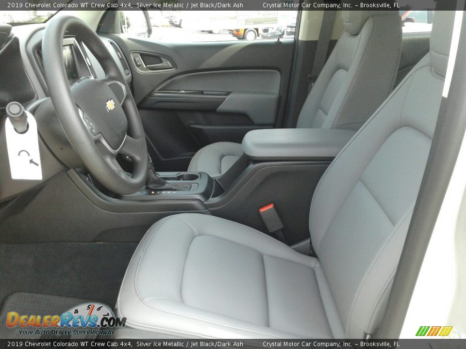 2019 Chevrolet Colorado WT Crew Cab 4x4 Silver Ice Metallic / Jet Black/Dark Ash Photo #9