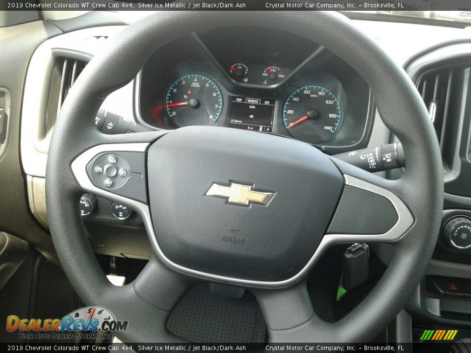 2019 Chevrolet Colorado WT Crew Cab 4x4 Silver Ice Metallic / Jet Black/Dark Ash Photo #14