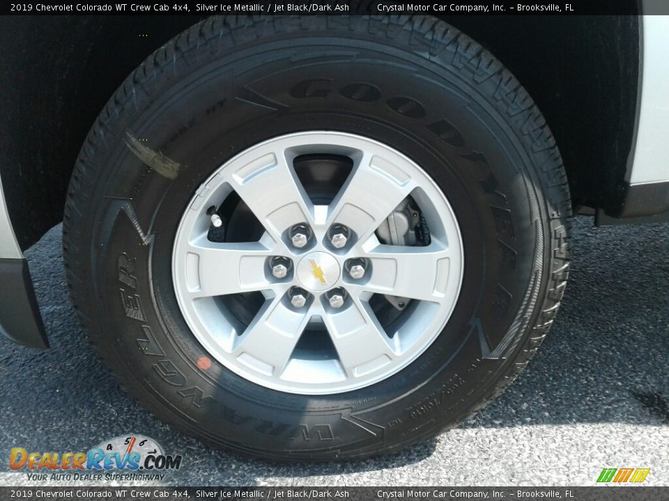 2019 Chevrolet Colorado WT Crew Cab 4x4 Silver Ice Metallic / Jet Black/Dark Ash Photo #20