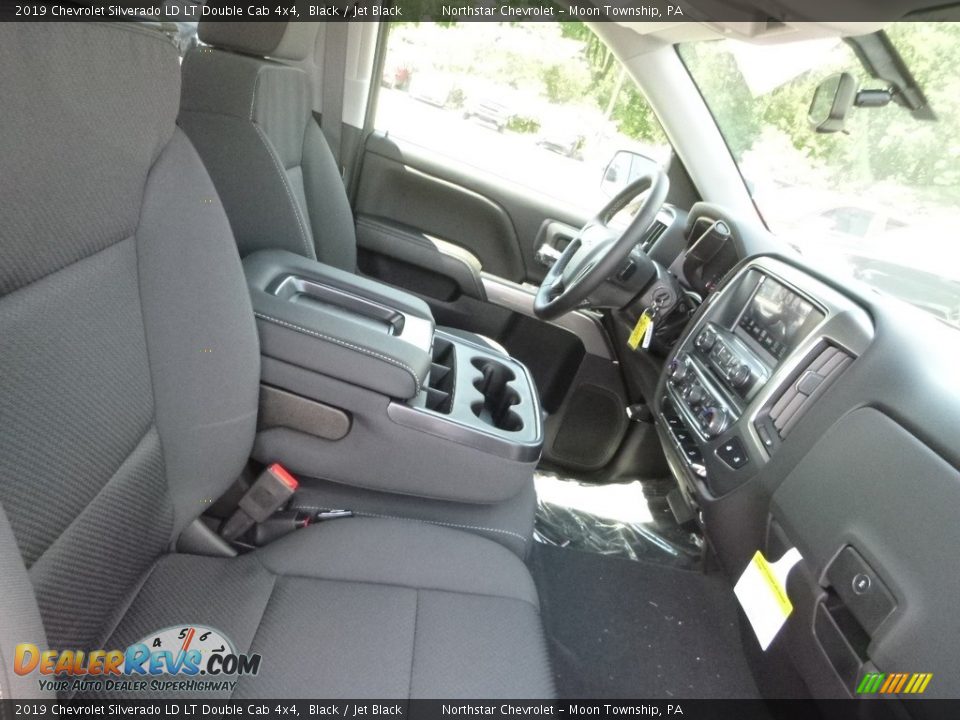 2019 Chevrolet Silverado LD LT Double Cab 4x4 Black / Jet Black Photo #9