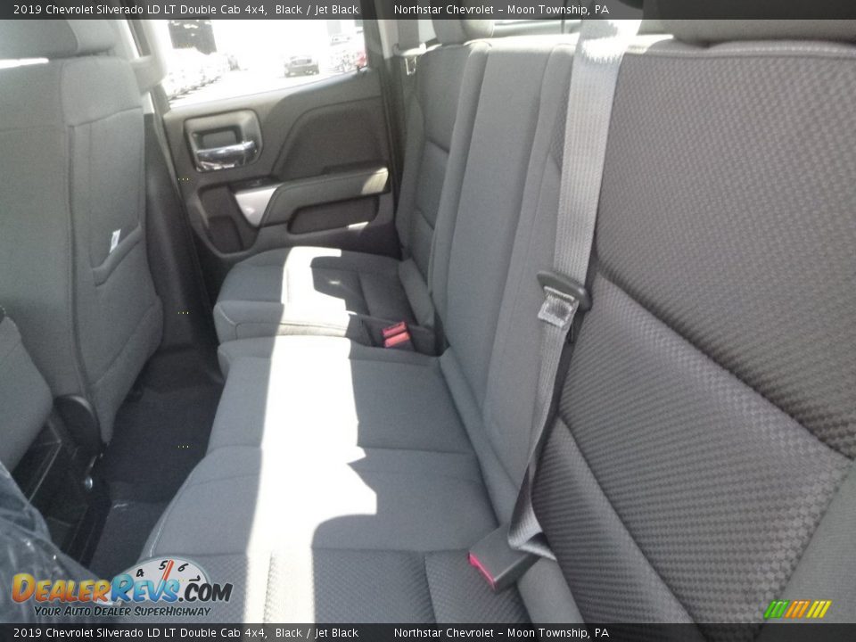 2019 Chevrolet Silverado LD LT Double Cab 4x4 Black / Jet Black Photo #12
