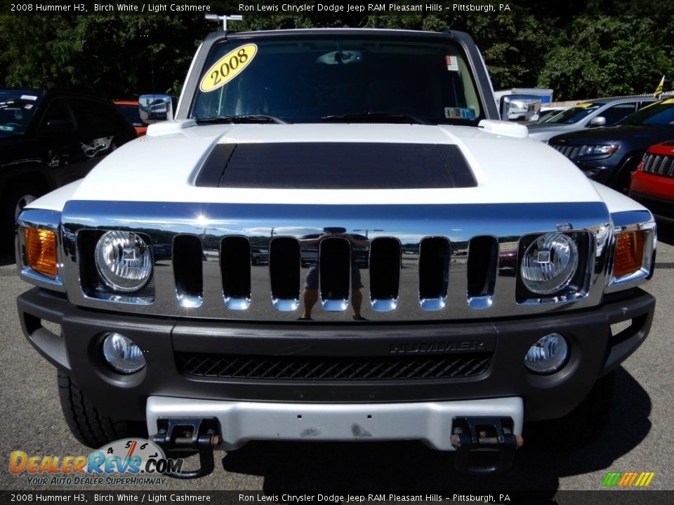 2008 Hummer H3 Birch White / Light Cashmere Photo #9
