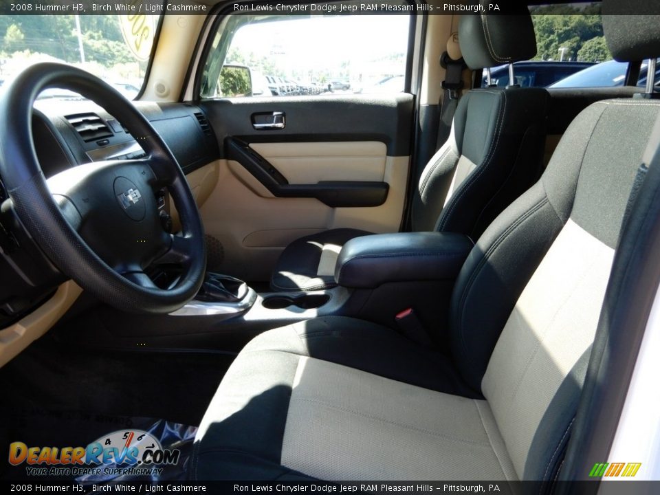2008 Hummer H3 Birch White / Light Cashmere Photo #11
