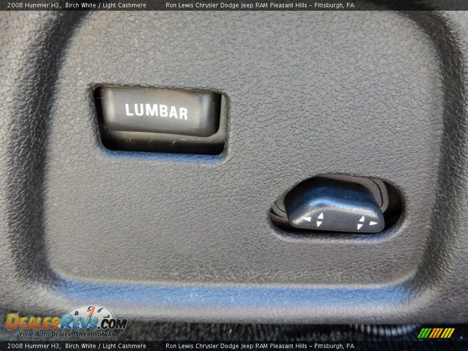 2008 Hummer H3 Birch White / Light Cashmere Photo #16