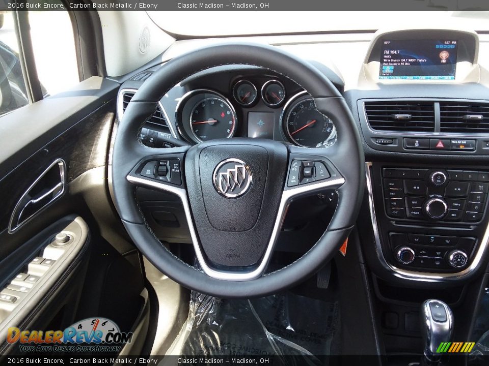 2016 Buick Encore Carbon Black Metallic / Ebony Photo #10