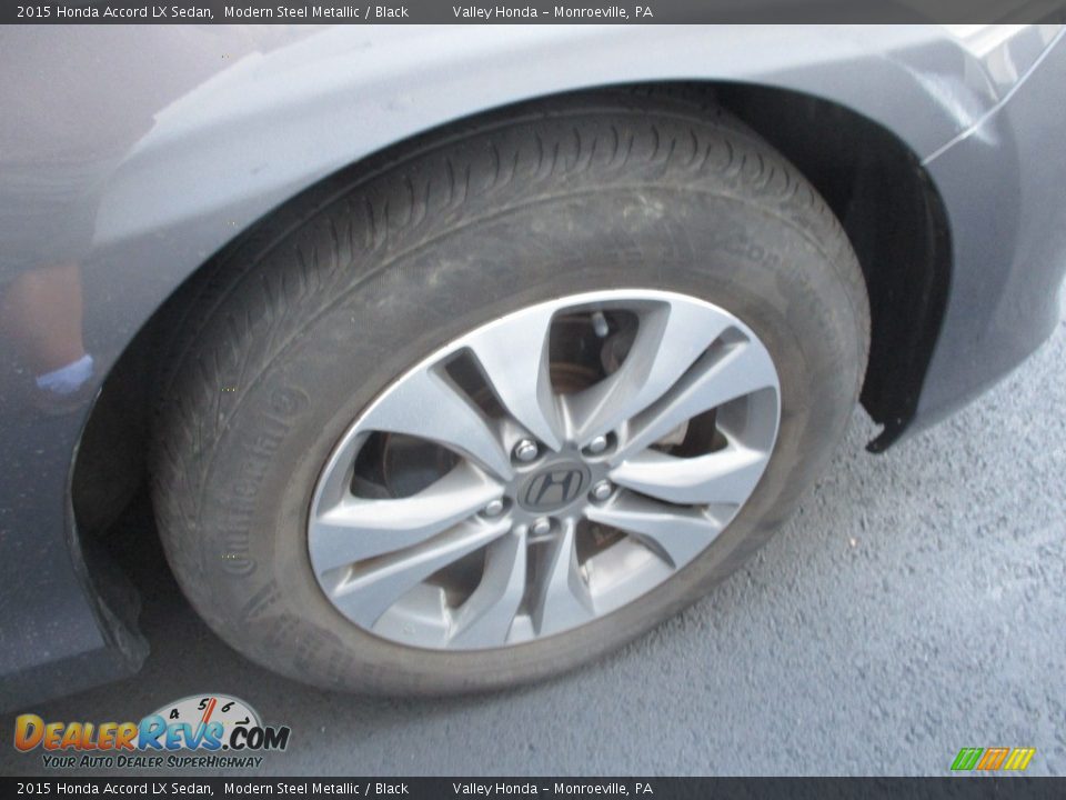 2015 Honda Accord LX Sedan Modern Steel Metallic / Black Photo #6