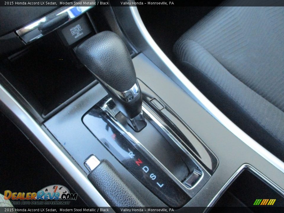 2015 Honda Accord LX Sedan Modern Steel Metallic / Black Photo #14