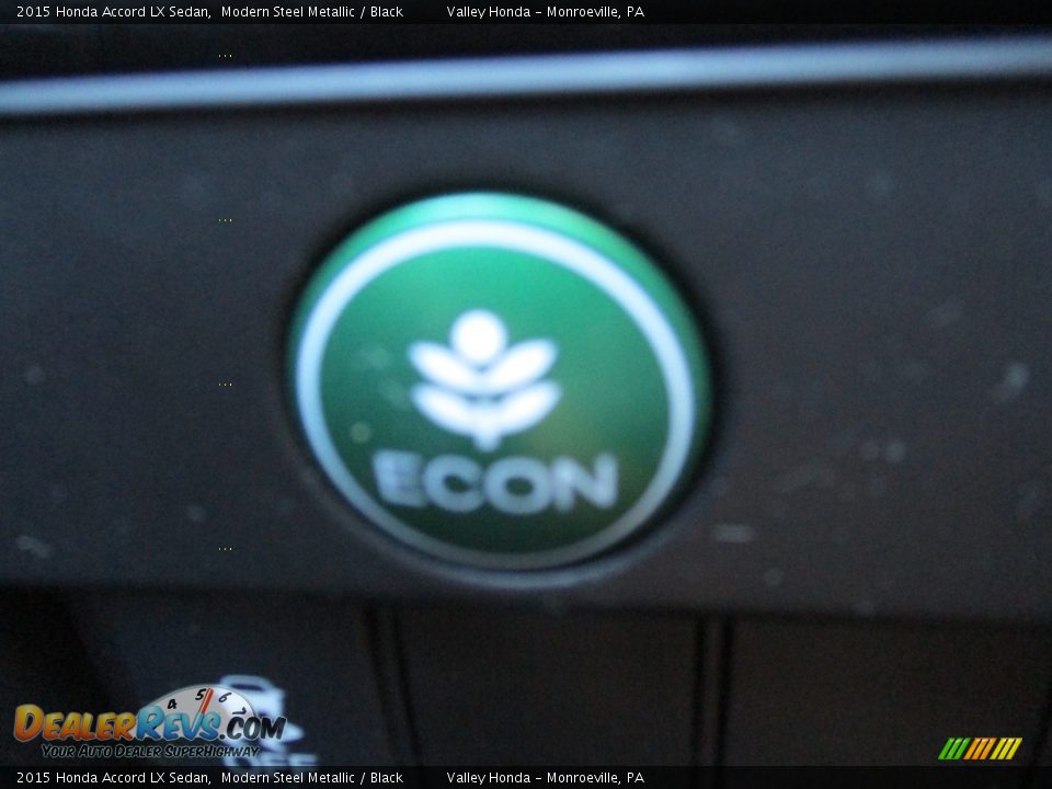 2015 Honda Accord LX Sedan Modern Steel Metallic / Black Photo #18