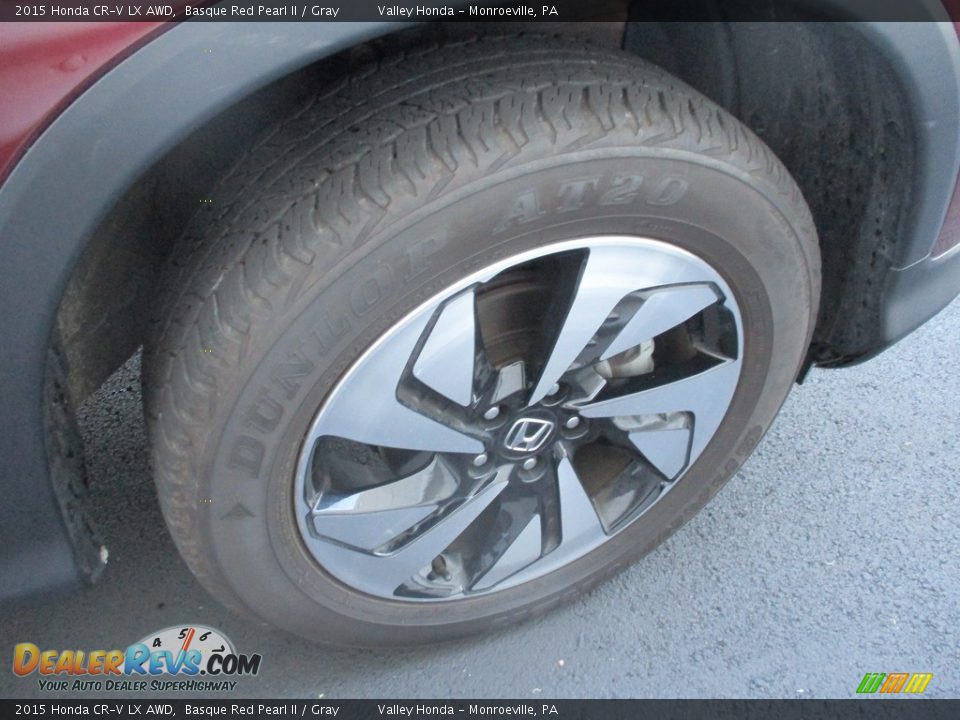 2015 Honda CR-V LX AWD Basque Red Pearl II / Gray Photo #6