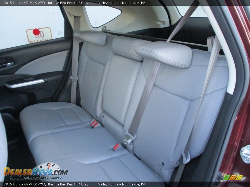 2015 Honda CR-V LX AWD Basque Red Pearl II / Gray Photo #13