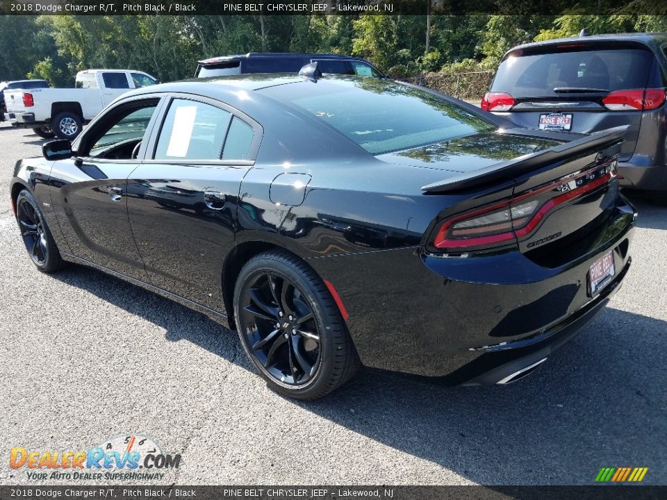 2018 Dodge Charger R/T Pitch Black / Black Photo #2