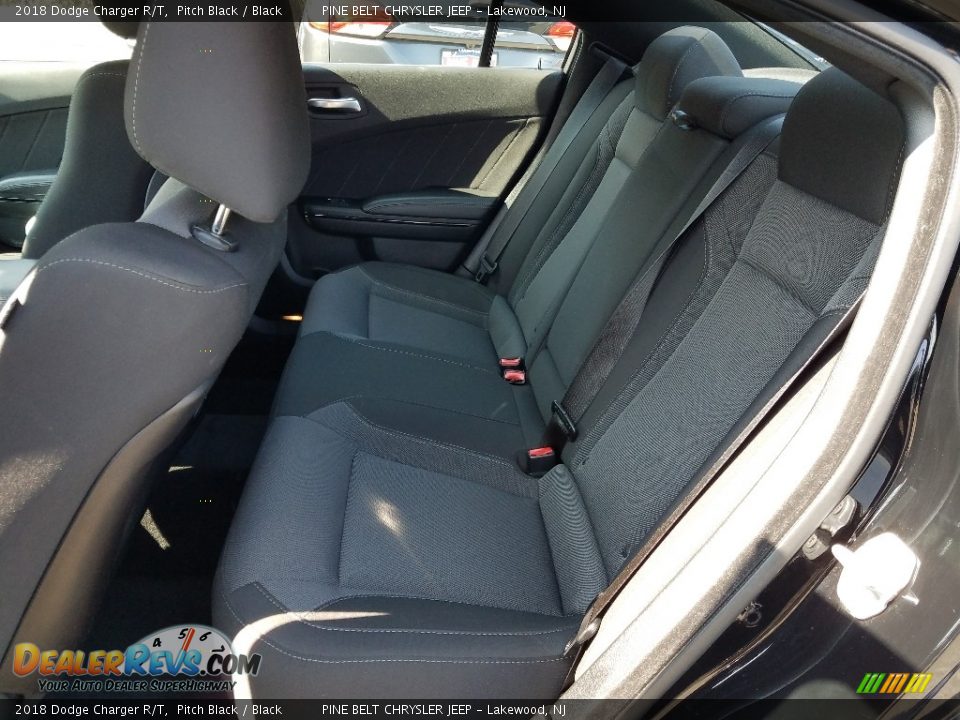 2018 Dodge Charger R/T Pitch Black / Black Photo #3