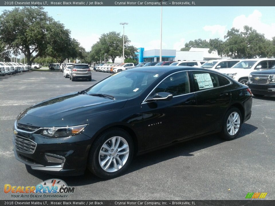 2018 Chevrolet Malibu LT Mosaic Black Metallic / Jet Black Photo #1