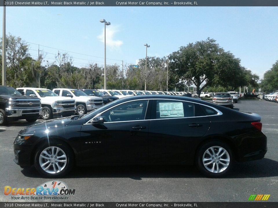 2018 Chevrolet Malibu LT Mosaic Black Metallic / Jet Black Photo #2
