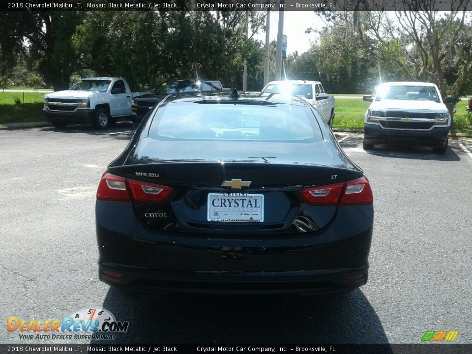 2018 Chevrolet Malibu LT Mosaic Black Metallic / Jet Black Photo #4