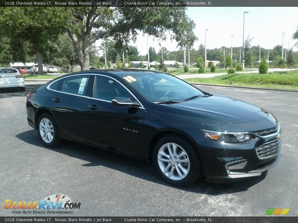 2018 Chevrolet Malibu LT Mosaic Black Metallic / Jet Black Photo #7