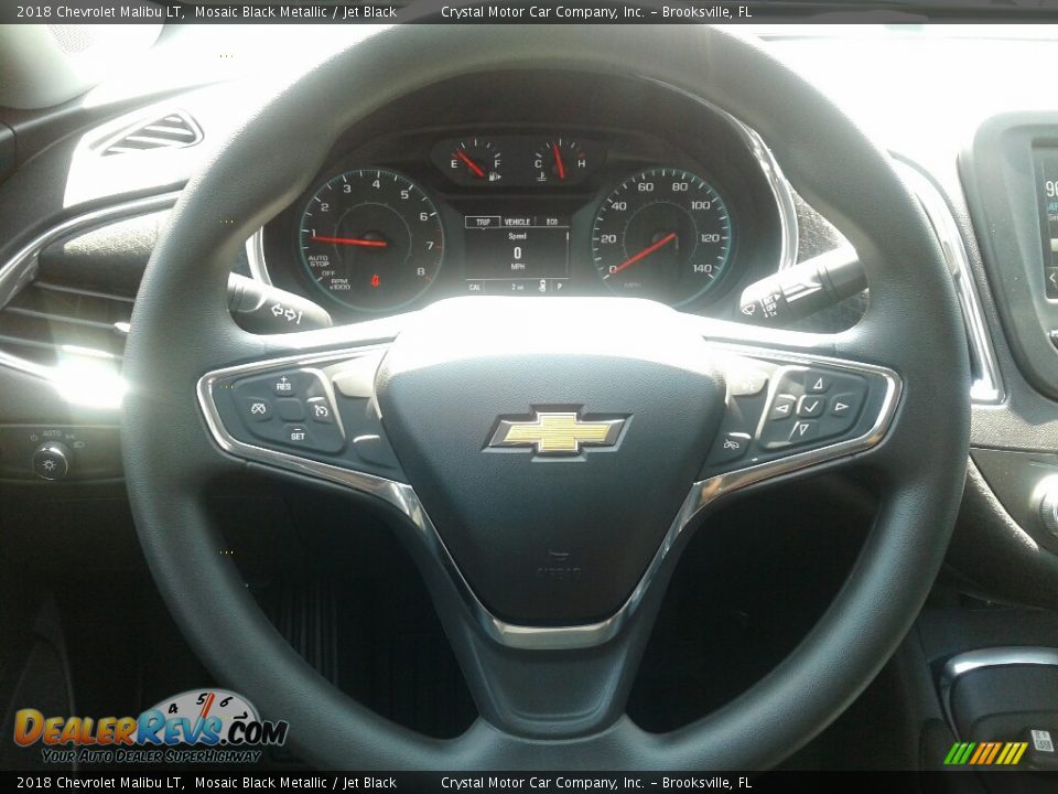 2018 Chevrolet Malibu LT Mosaic Black Metallic / Jet Black Photo #14