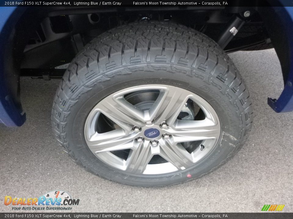2018 Ford F150 XLT SuperCrew 4x4 Lightning Blue / Earth Gray Photo #6
