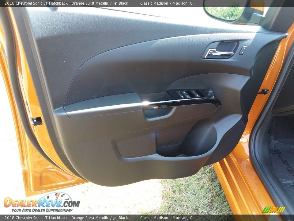 2018 Chevrolet Sonic LT Hatchback Orange Burst Metallic / Jet Black Photo #2