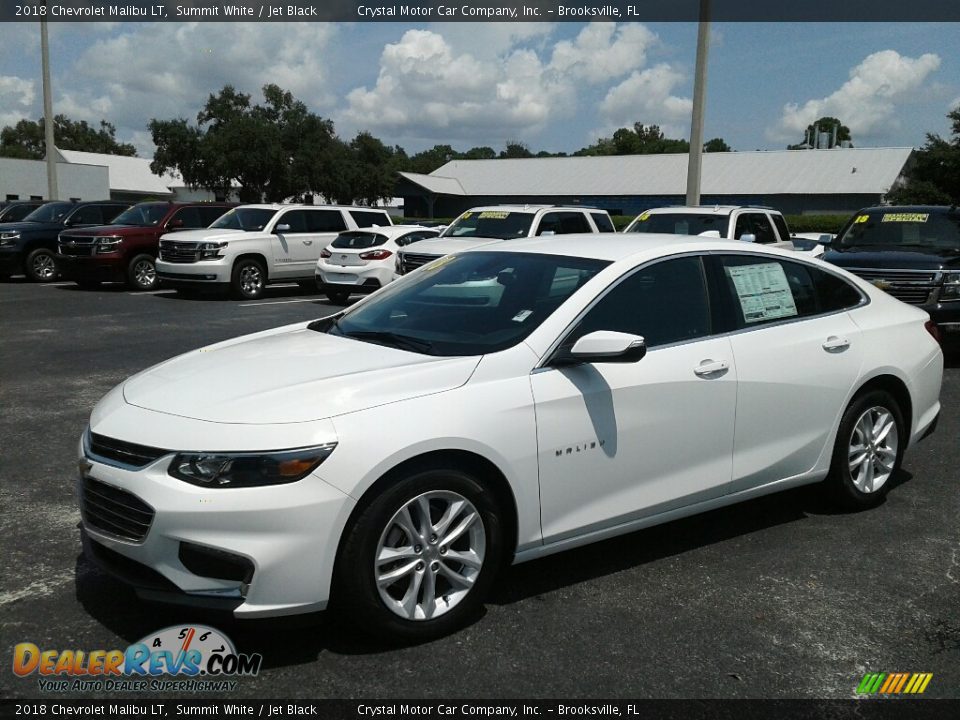 2018 Chevrolet Malibu LT Summit White / Jet Black Photo #1