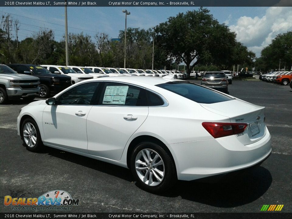 2018 Chevrolet Malibu LT Summit White / Jet Black Photo #3