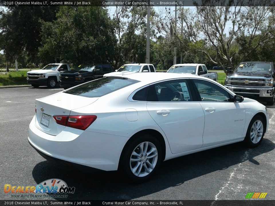 2018 Chevrolet Malibu LT Summit White / Jet Black Photo #5