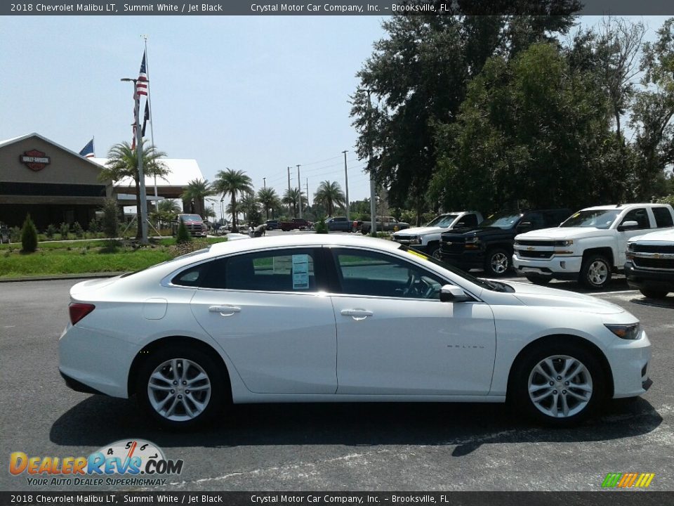 2018 Chevrolet Malibu LT Summit White / Jet Black Photo #6