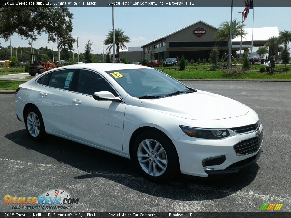 2018 Chevrolet Malibu LT Summit White / Jet Black Photo #7