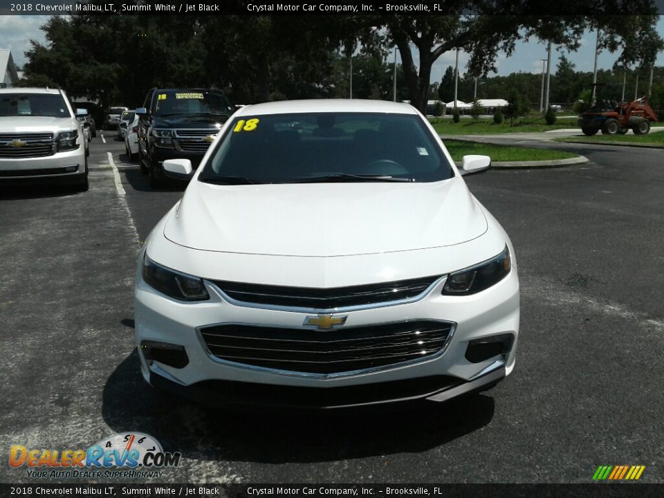 2018 Chevrolet Malibu LT Summit White / Jet Black Photo #8