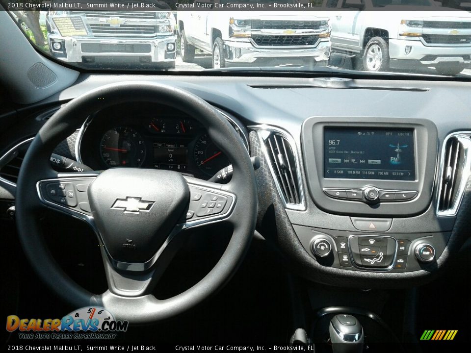 2018 Chevrolet Malibu LT Summit White / Jet Black Photo #13