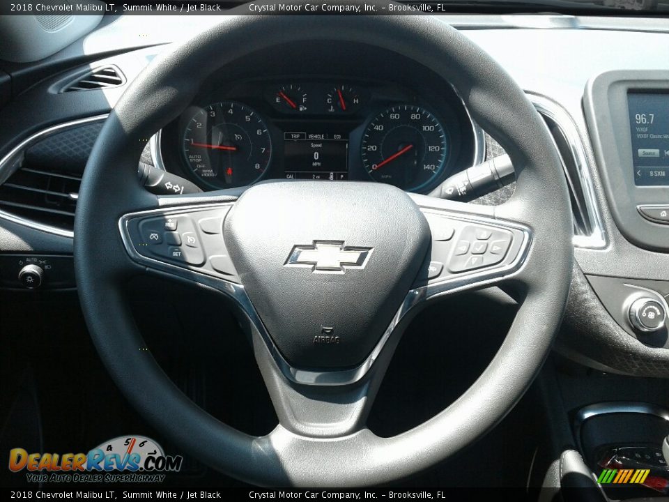 2018 Chevrolet Malibu LT Summit White / Jet Black Photo #14