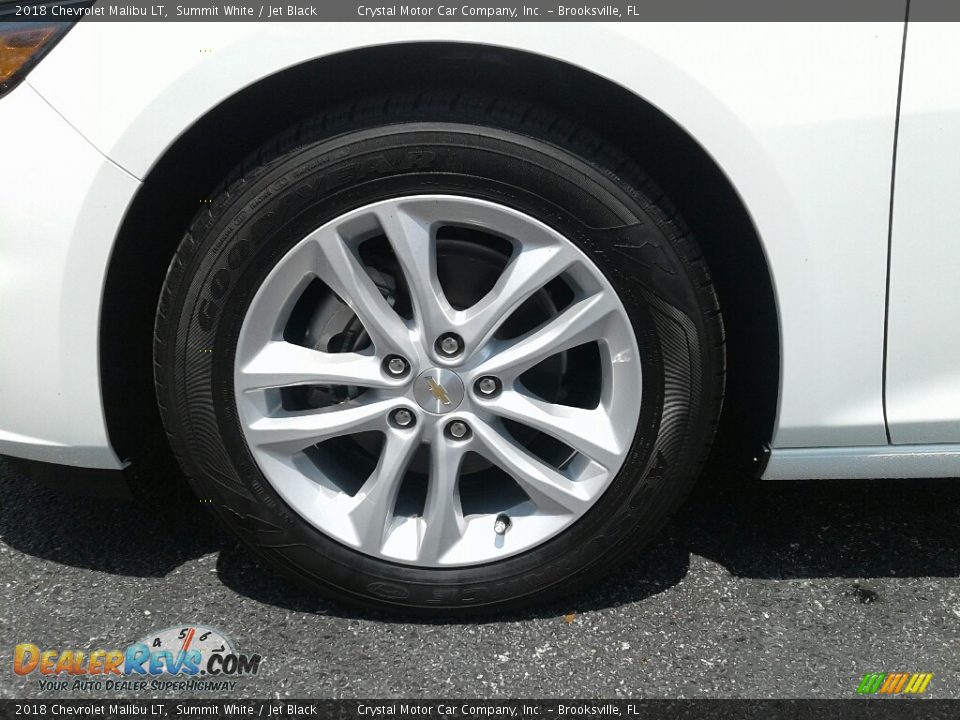 2018 Chevrolet Malibu LT Summit White / Jet Black Photo #20