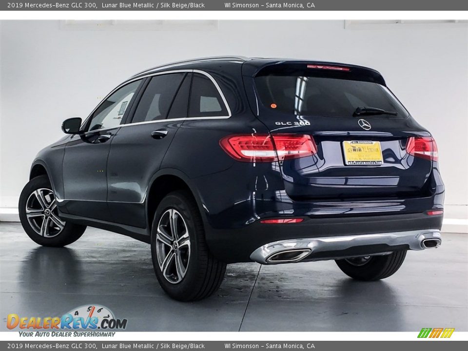 2019 Mercedes-Benz GLC 300 Lunar Blue Metallic / Silk Beige/Black Photo #2