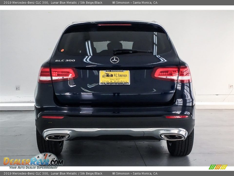 2019 Mercedes-Benz GLC 300 Lunar Blue Metallic / Silk Beige/Black Photo #3