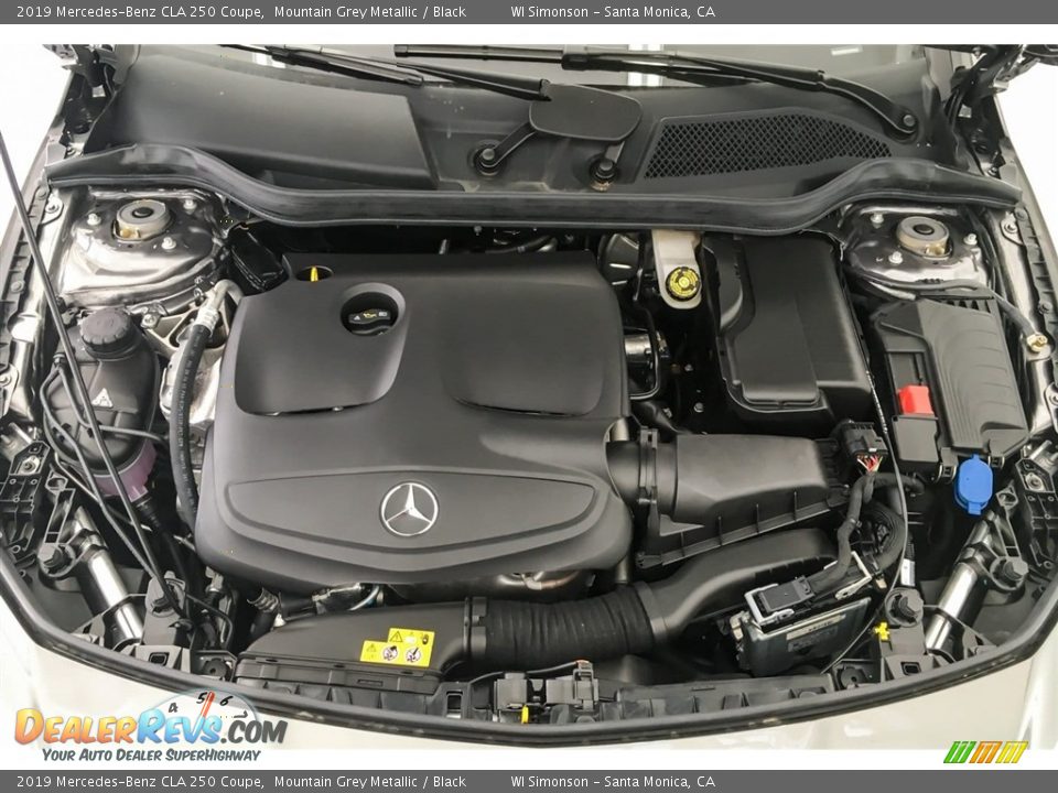 2019 Mercedes-Benz CLA 250 Coupe Mountain Grey Metallic / Black Photo #8