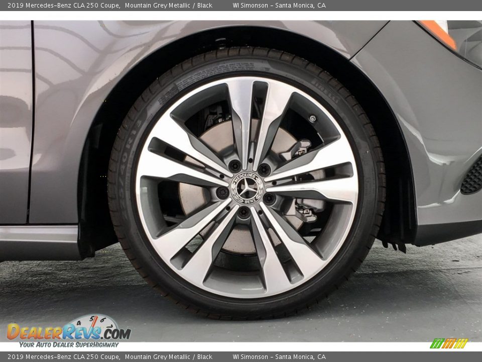2019 Mercedes-Benz CLA 250 Coupe Mountain Grey Metallic / Black Photo #9