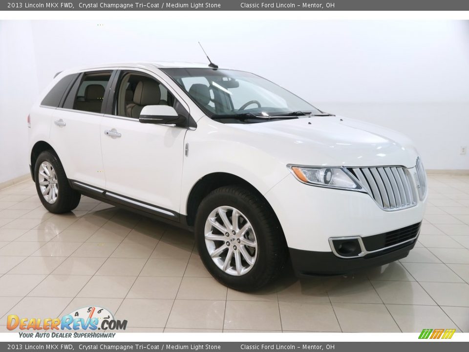 2013 Lincoln MKX FWD Crystal Champagne Tri-Coat / Medium Light Stone Photo #1