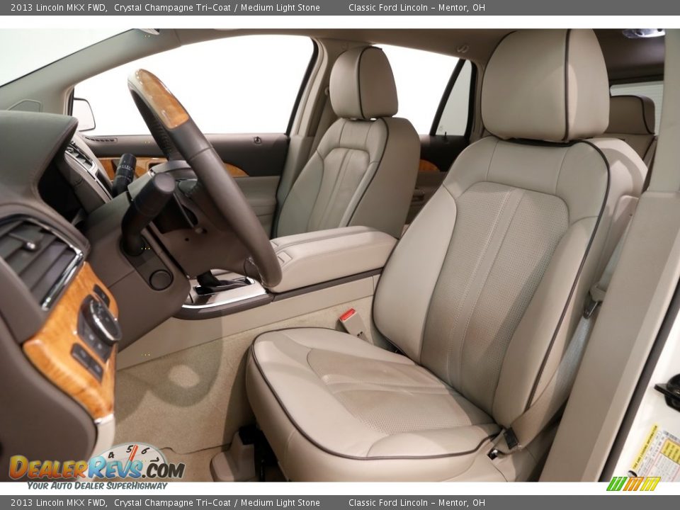 2013 Lincoln MKX FWD Crystal Champagne Tri-Coat / Medium Light Stone Photo #6