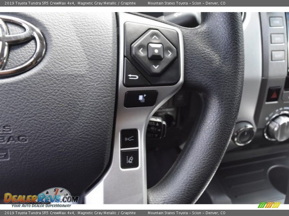 2019 Toyota Tundra SR5 CrewMax 4x4 Magnetic Gray Metallic / Graphite Photo #26