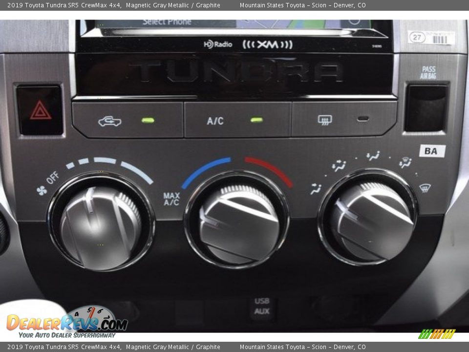 2019 Toyota Tundra SR5 CrewMax 4x4 Magnetic Gray Metallic / Graphite Photo #29