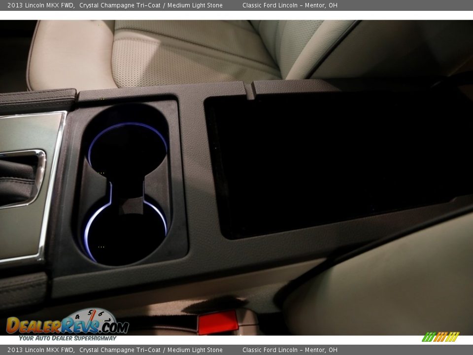 2013 Lincoln MKX FWD Crystal Champagne Tri-Coat / Medium Light Stone Photo #21
