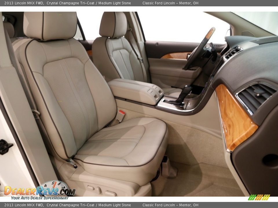2013 Lincoln MKX FWD Crystal Champagne Tri-Coat / Medium Light Stone Photo #22