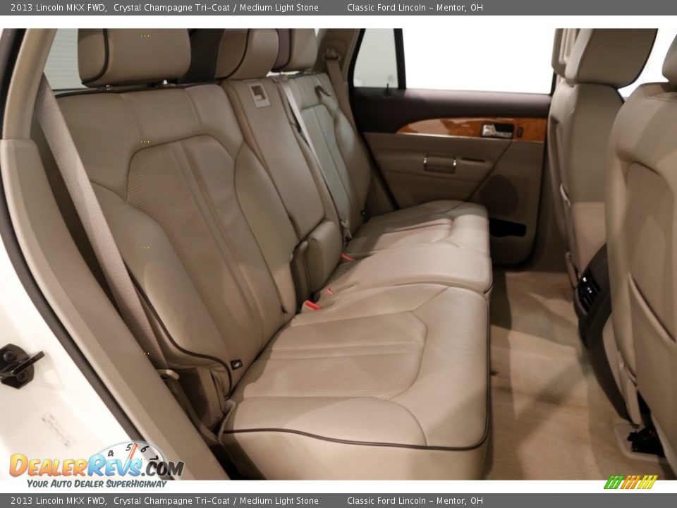 2013 Lincoln MKX FWD Crystal Champagne Tri-Coat / Medium Light Stone Photo #23