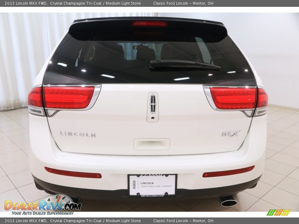 2013 Lincoln MKX FWD Crystal Champagne Tri-Coat / Medium Light Stone Photo #26