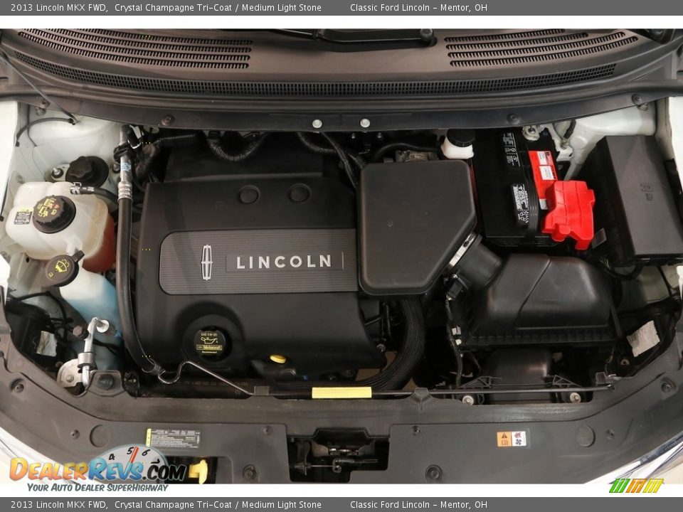 2013 Lincoln MKX FWD Crystal Champagne Tri-Coat / Medium Light Stone Photo #27