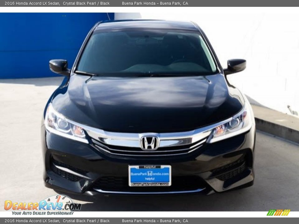 2016 Honda Accord LX Sedan Crystal Black Pearl / Black Photo #7