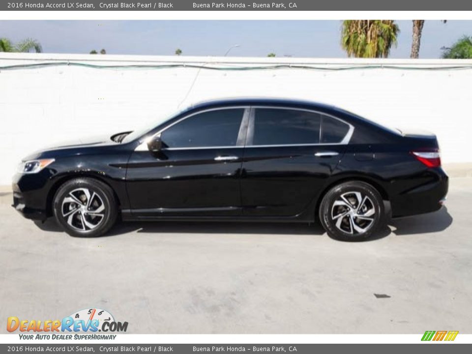 2016 Honda Accord LX Sedan Crystal Black Pearl / Black Photo #9