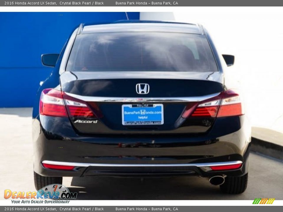 2016 Honda Accord LX Sedan Crystal Black Pearl / Black Photo #10
