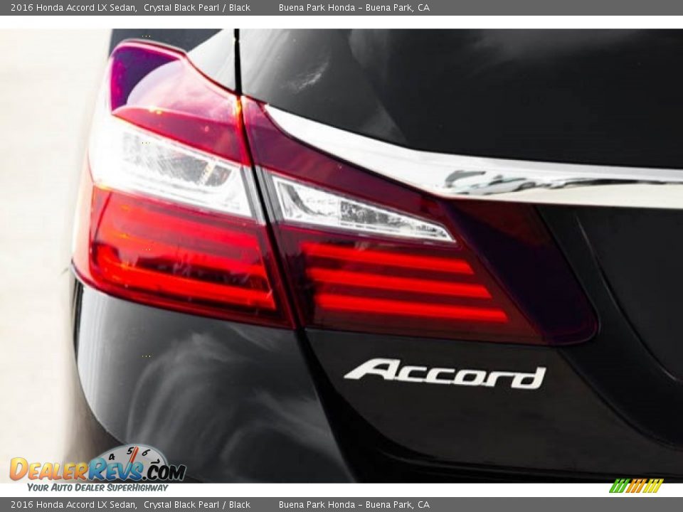 2016 Honda Accord LX Sedan Crystal Black Pearl / Black Photo #11