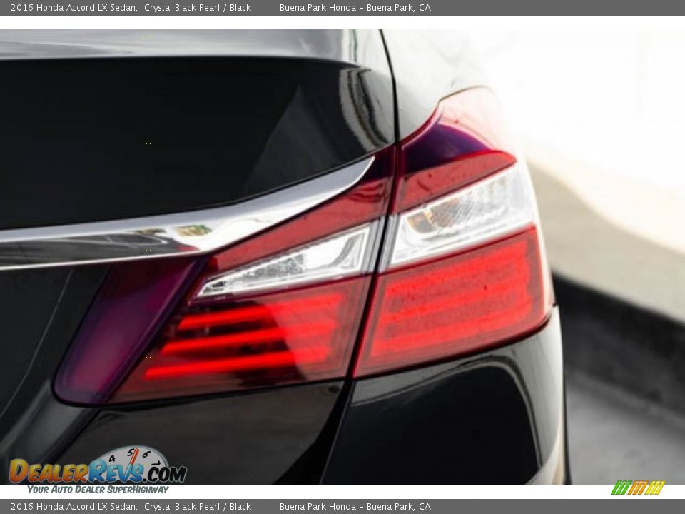 2016 Honda Accord LX Sedan Crystal Black Pearl / Black Photo #12